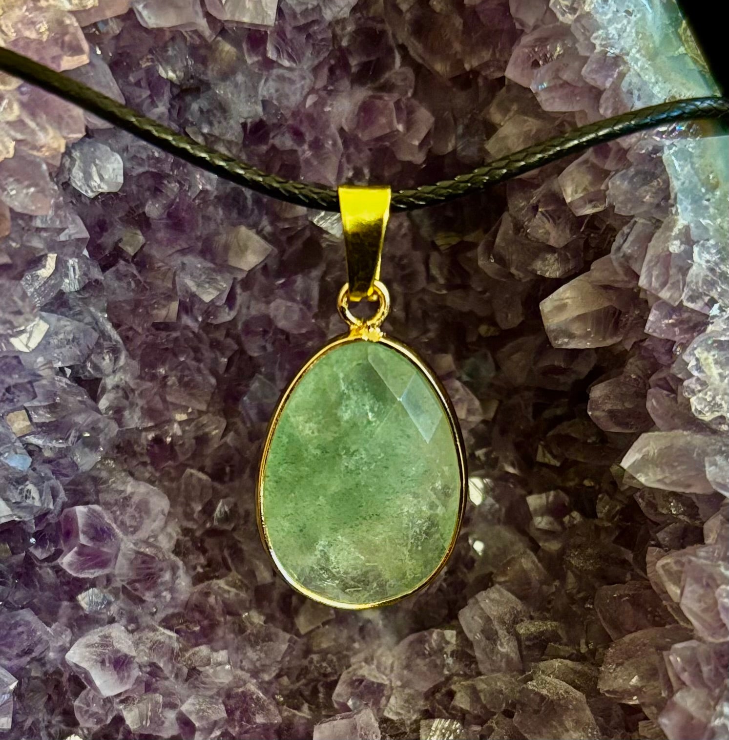 Crystal Drop Necklace – 1 inch Teardrop Pendant (Made in Australia) | | Wiccan Center