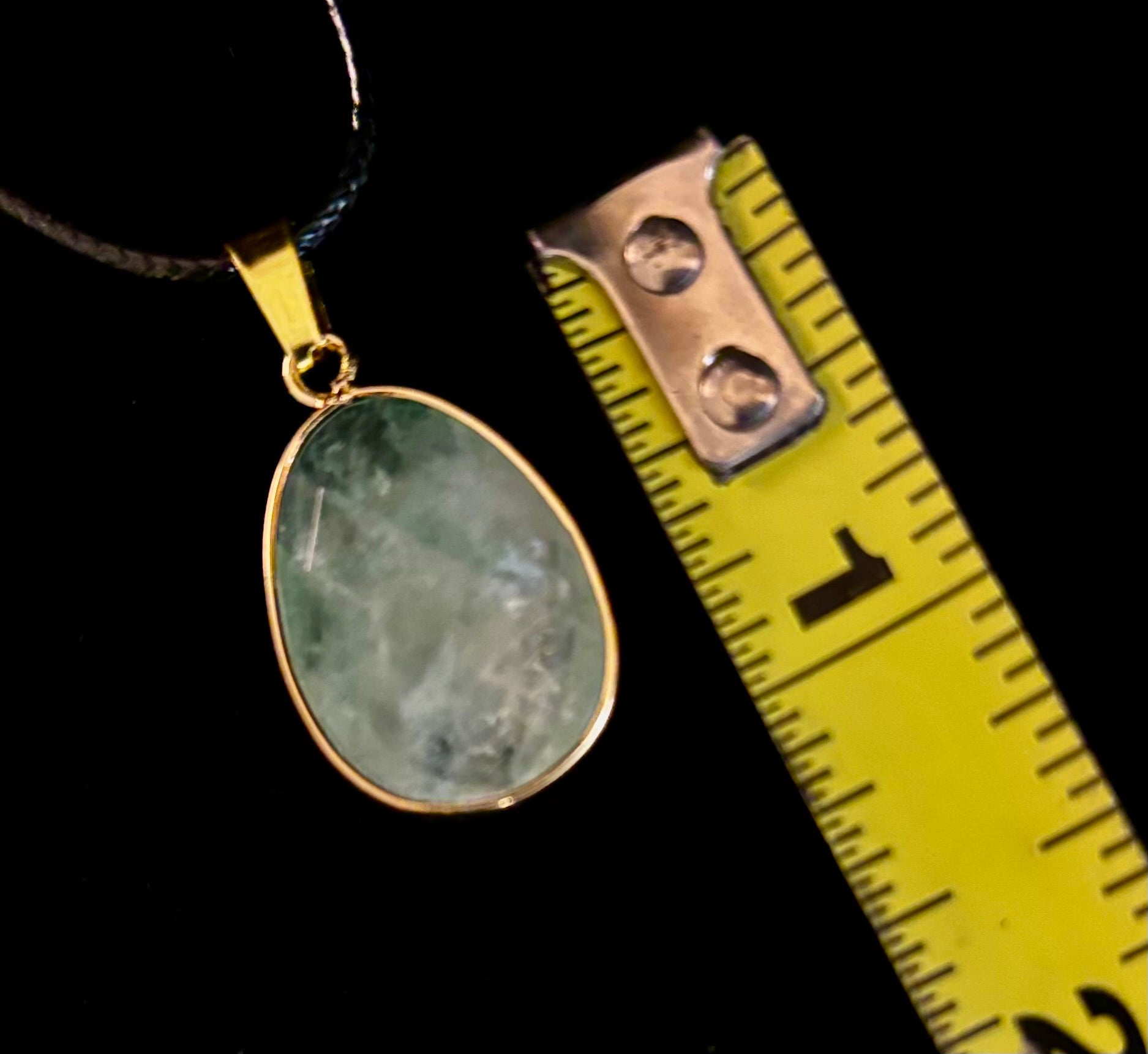 Crystal Drop Necklace – 1 inch Teardrop Pendant (Made in Australia) | | Wiccan Center