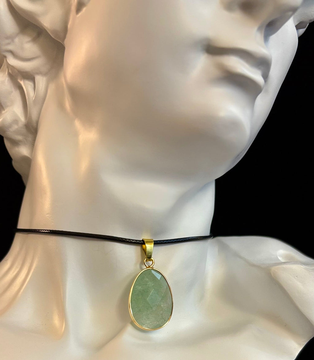 Crystal Drop Necklace – 1 inch Teardrop Pendant (Made in Australia) | | Wiccan Center