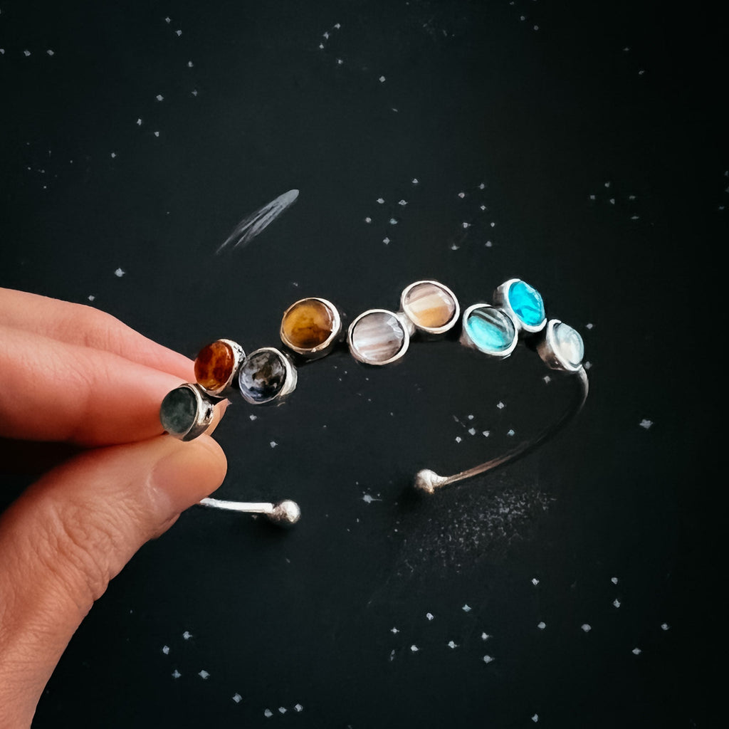 Tiny Planet Solar System Bracelet | Bracelet | Wiccan Center