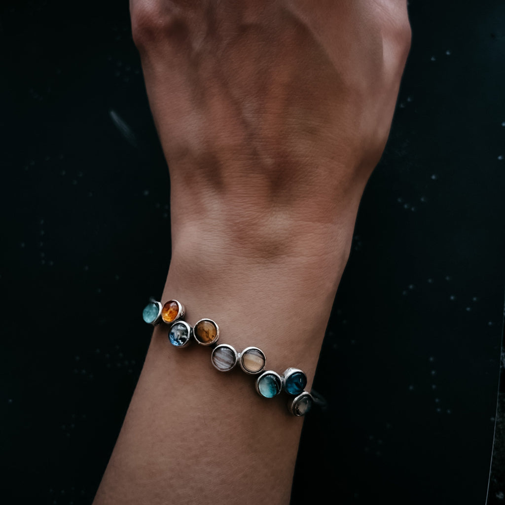 Tiny Planet Solar System Bracelet | Bracelet | Wiccan Center