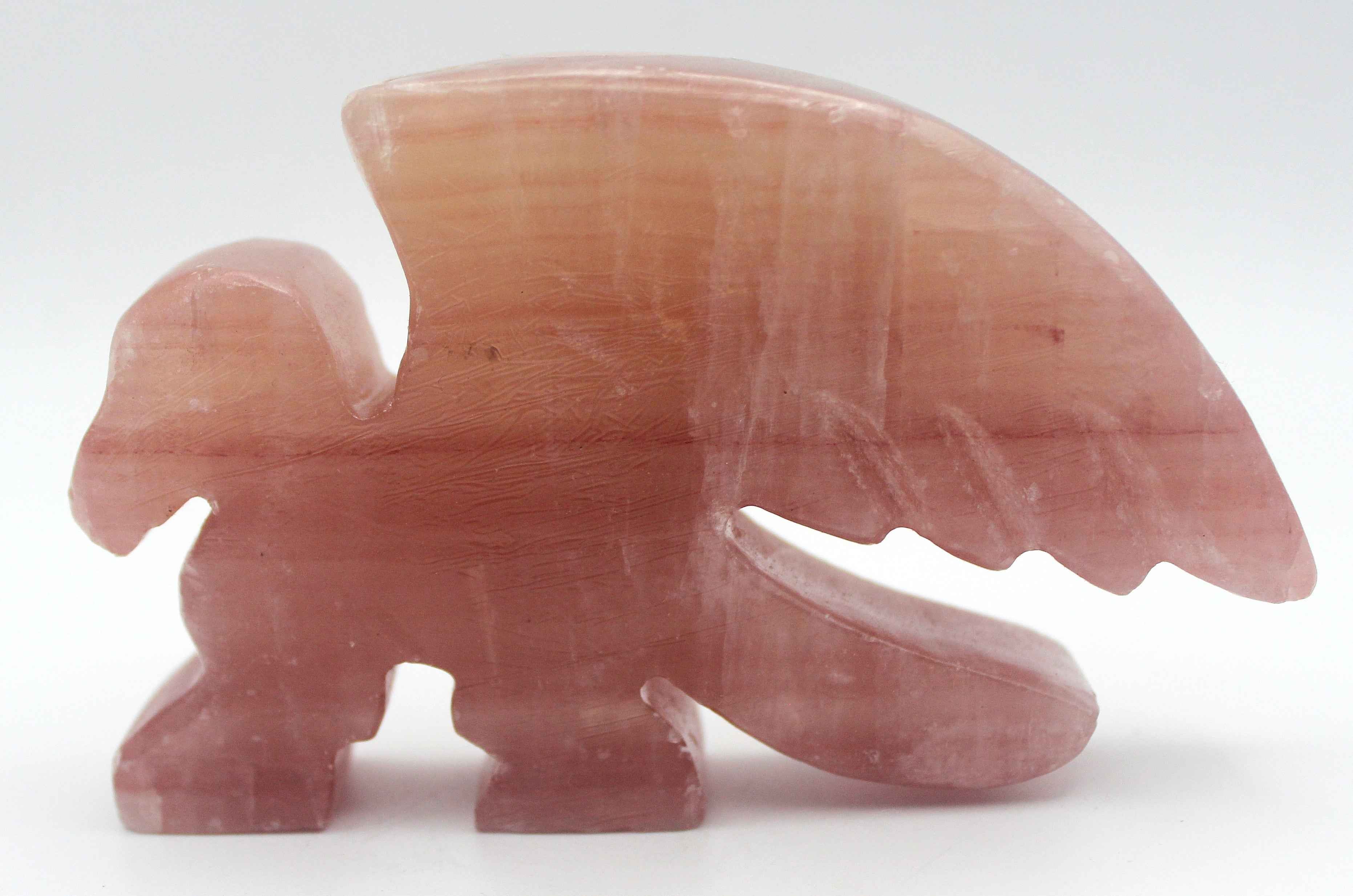 Mangano Calcite Griffin Carving – Heart Healing Guardian | | Wiccan Center