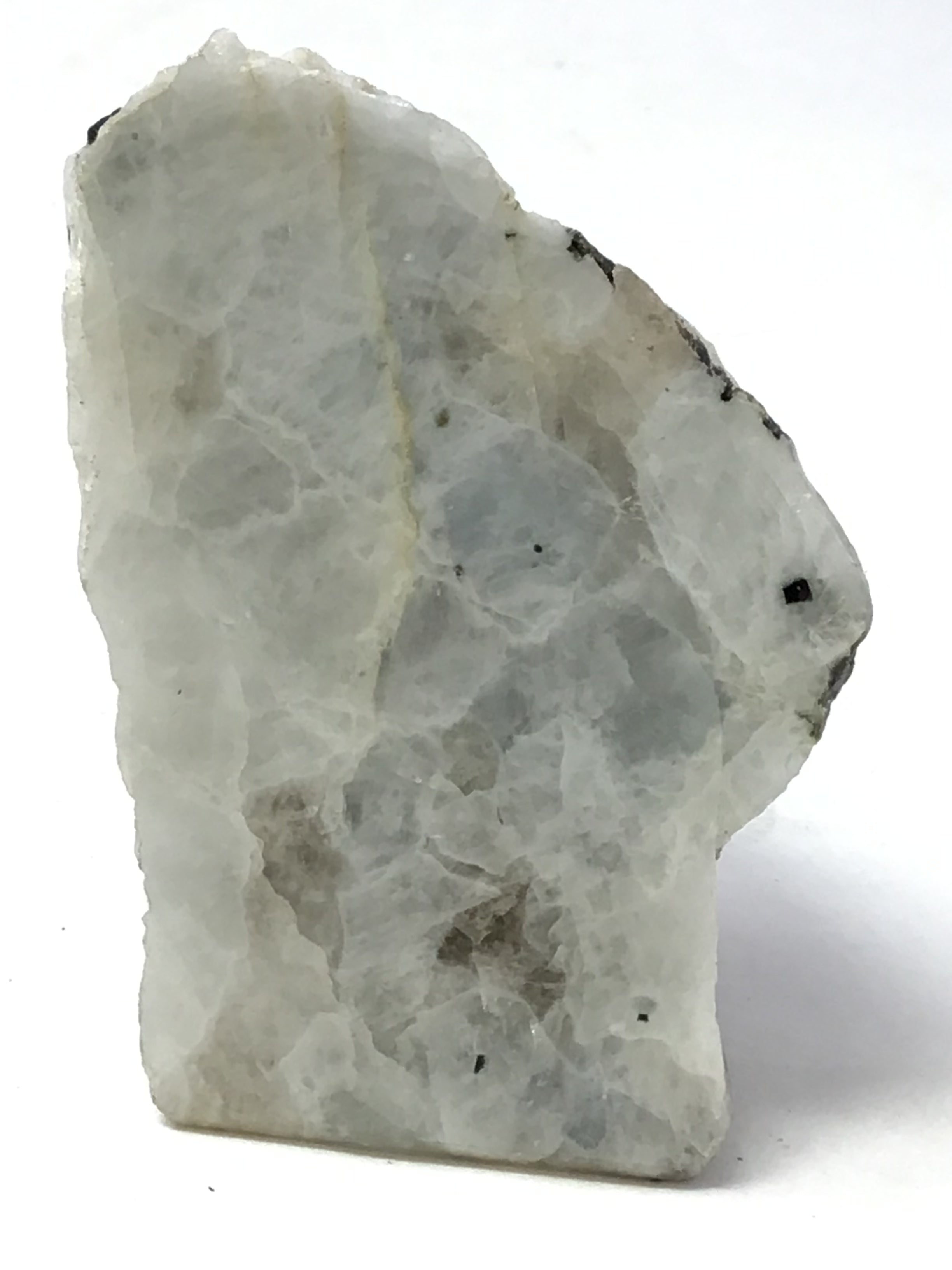 Rainbow Moonstone Specimen - One Side Polish - Medium | Crystals & Minerals > Specimens | Wiccan Center
