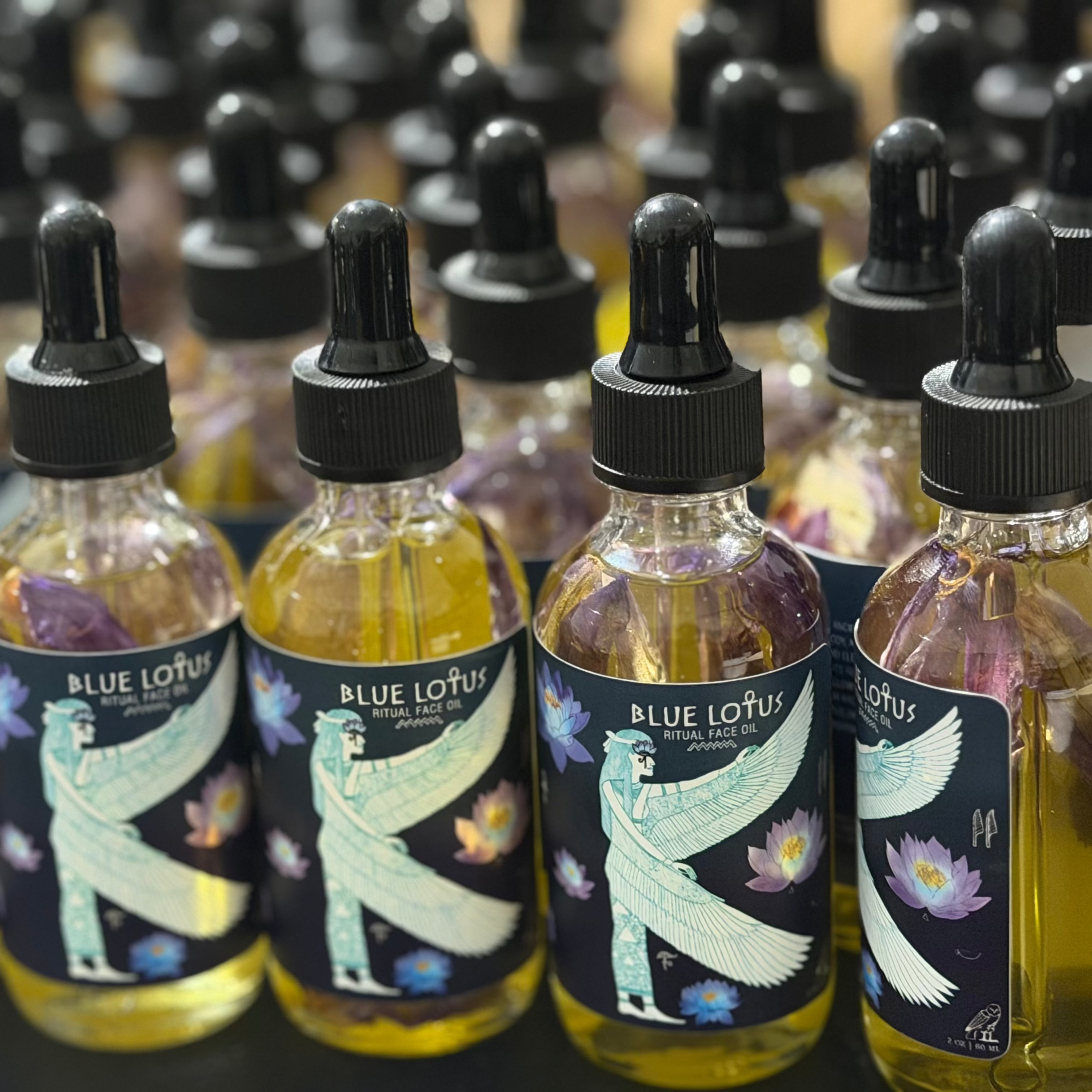 Blue Lotus Ritual Face Oil | Sacred Egyptian Elixir for Glow & Spiritual Awakening 🩵🌿