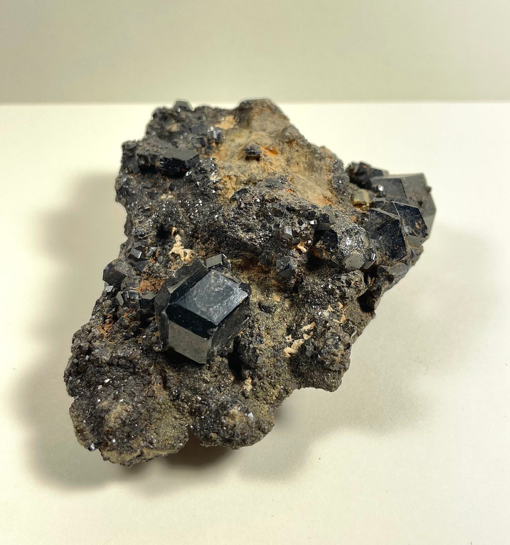 Melanite Garnet Cluster 153g | Minerals | Wiccan Center