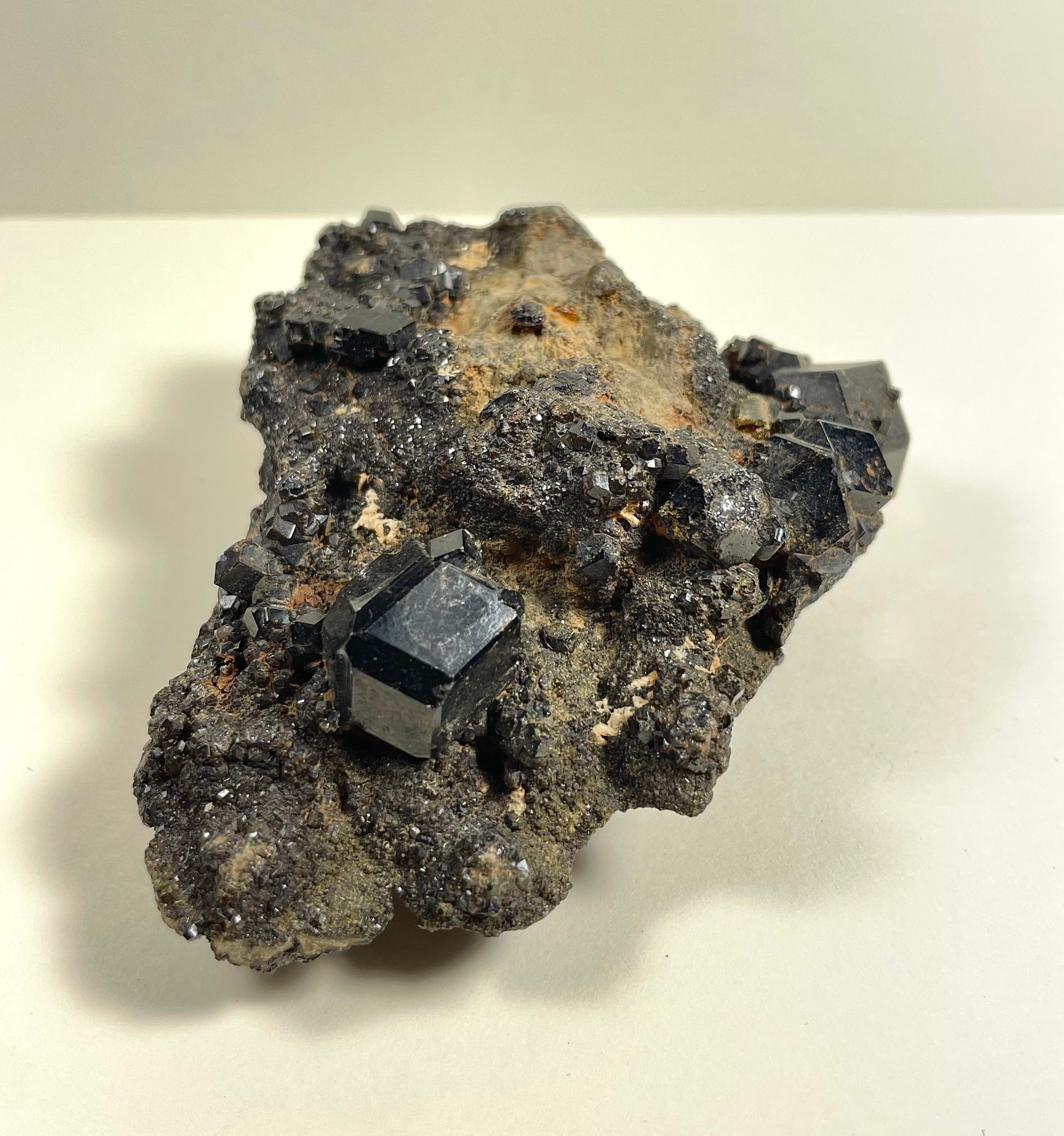 Melanite Garnet Cluster 153g | Minerals | Wiccan Center