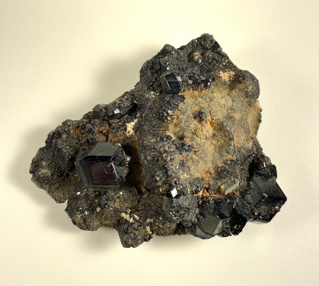 Melanite Garnet Cluster 153g | Minerals | Wiccan Center