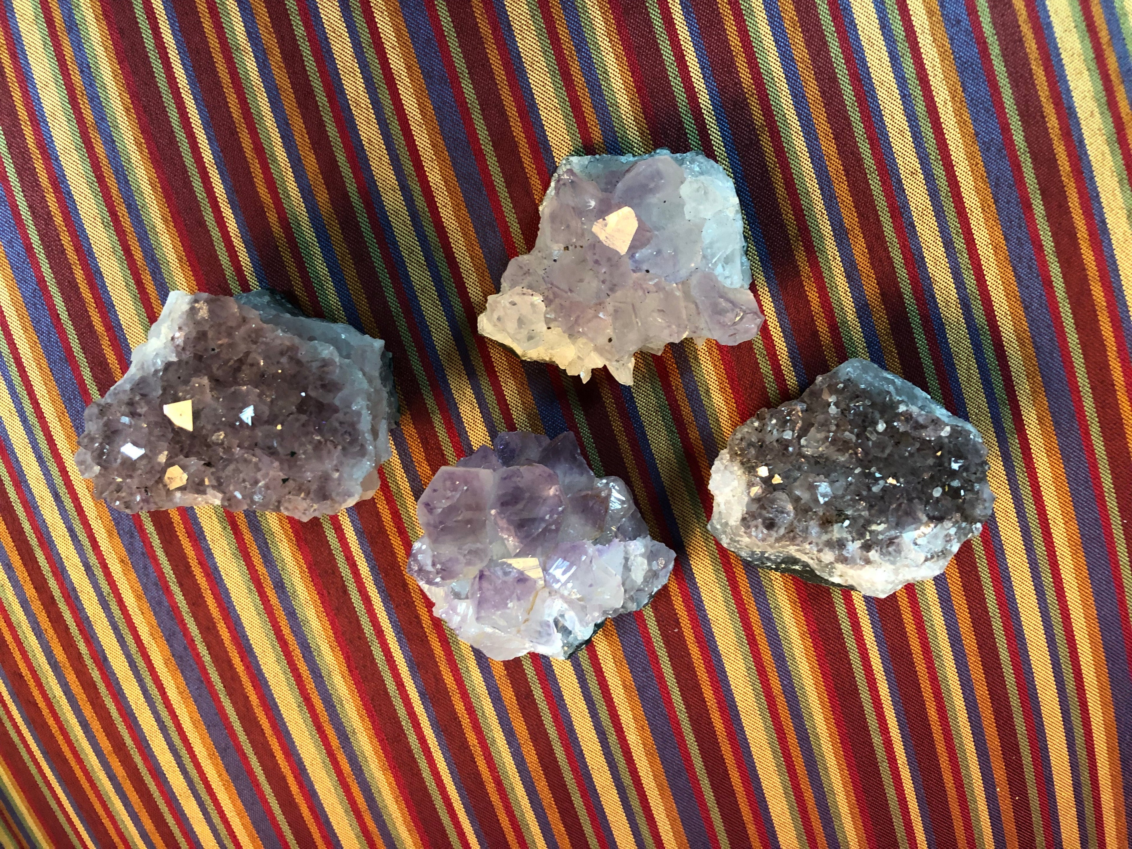 Amethyst Druzy Clusters (1–3") – Calm • Intuition • Spiritual Protection | | Wiccan Center