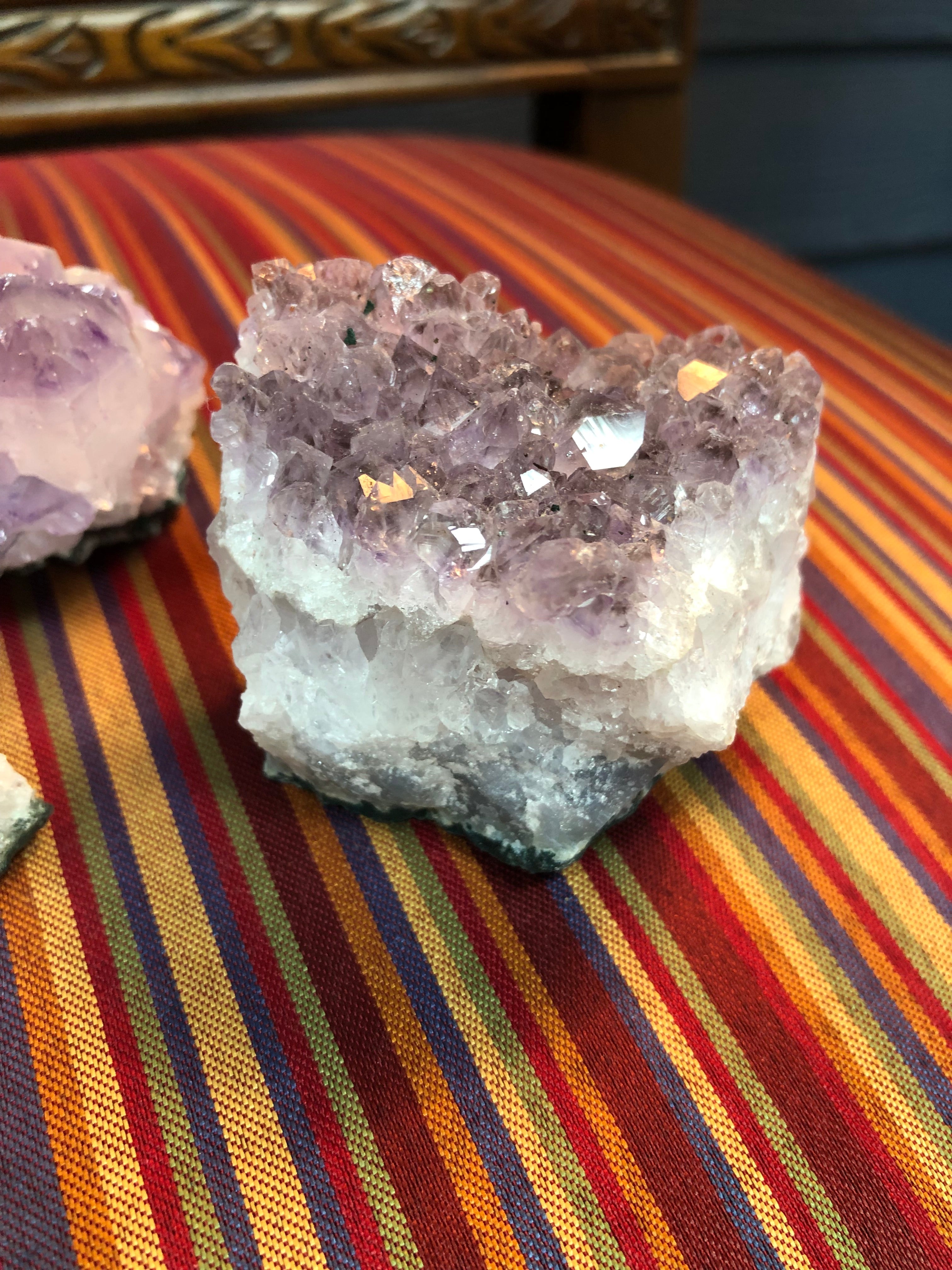 Amethyst Druzy Clusters (1–3") – Calm • Intuition • Spiritual Protection | | Wiccan Center