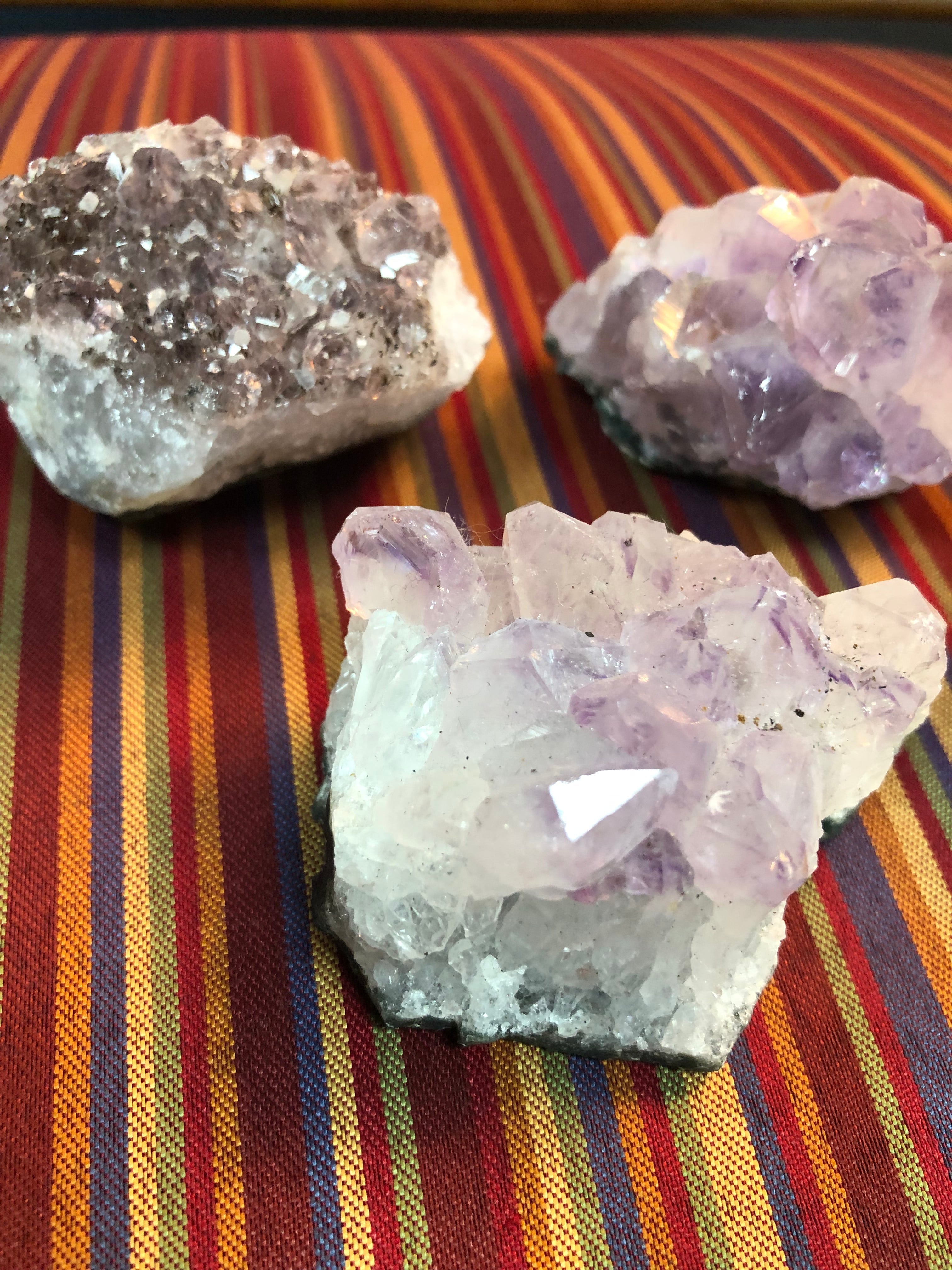 Amethyst Druzy Clusters (1–3") – Calm • Intuition • Spiritual Protection | | Wiccan Center
