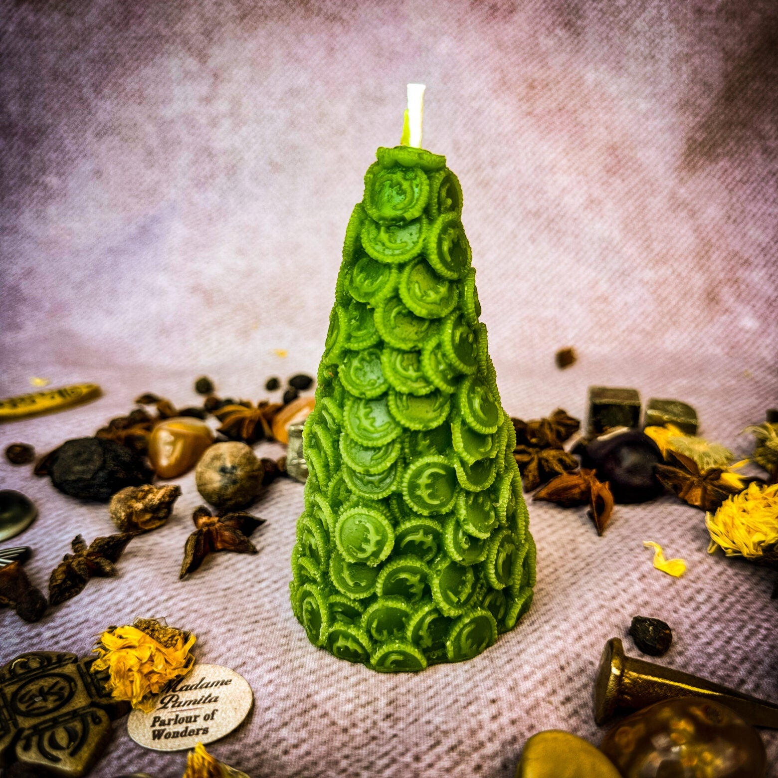 Cone of Coins Candle Spell Kit - Money Attraction & Prosperity Magic | Candle Spell Kit | Wiccan Center