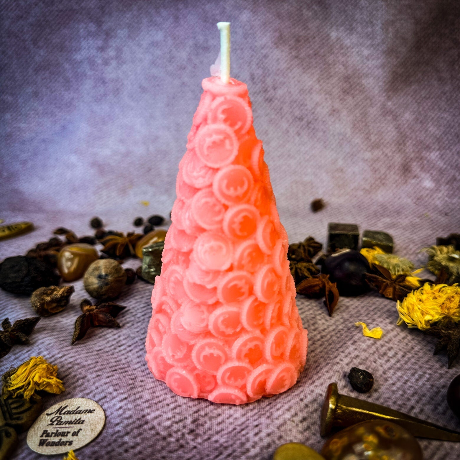 Cone of Coins Candle Spell Kit - Money Attraction & Prosperity Magic | Candle Spell Kit | Wiccan Center