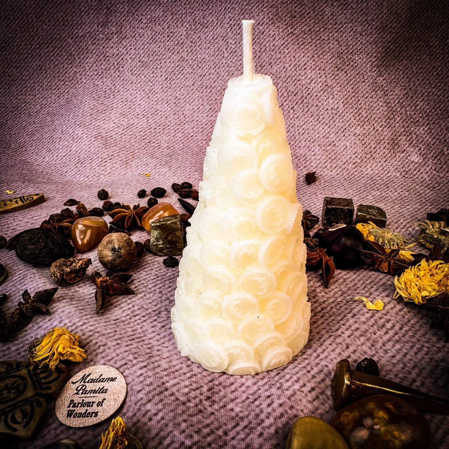 Cone of Coins Candle Spell Kit - Money Attraction & Prosperity Magic | Candle Spell Kit | Wiccan Center