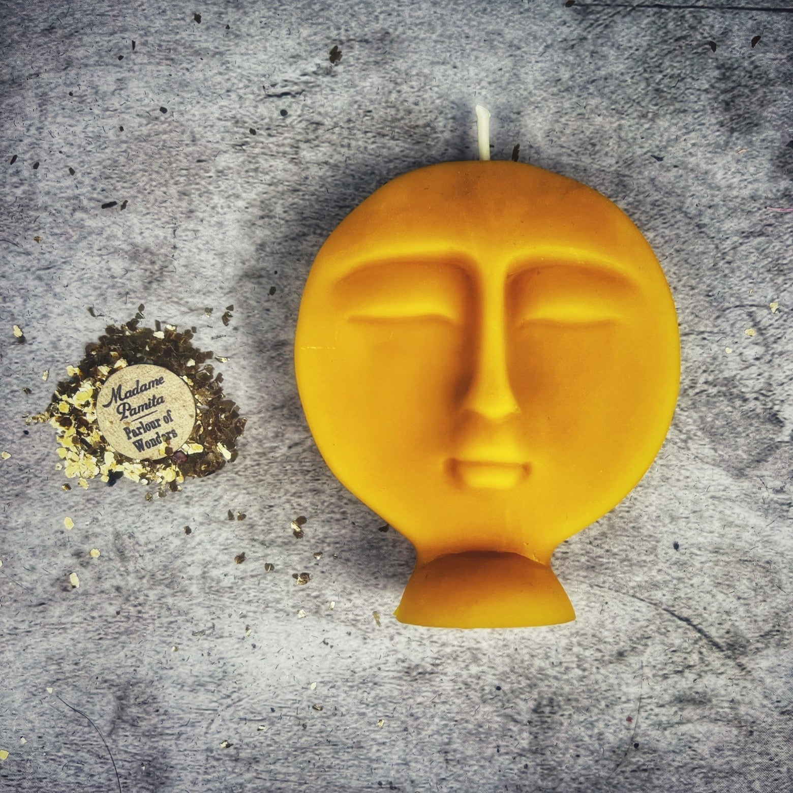 Beeswax Ancestor Spirit Spell Candle - Ancestral Guidance & Protection Magic | Beeswax Candle | Wiccan Center