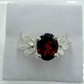 Sterling Silver Pineapple Garnet Ring – Size 10 – Passion, Strength & Grounding | Rings | Wiccan Center