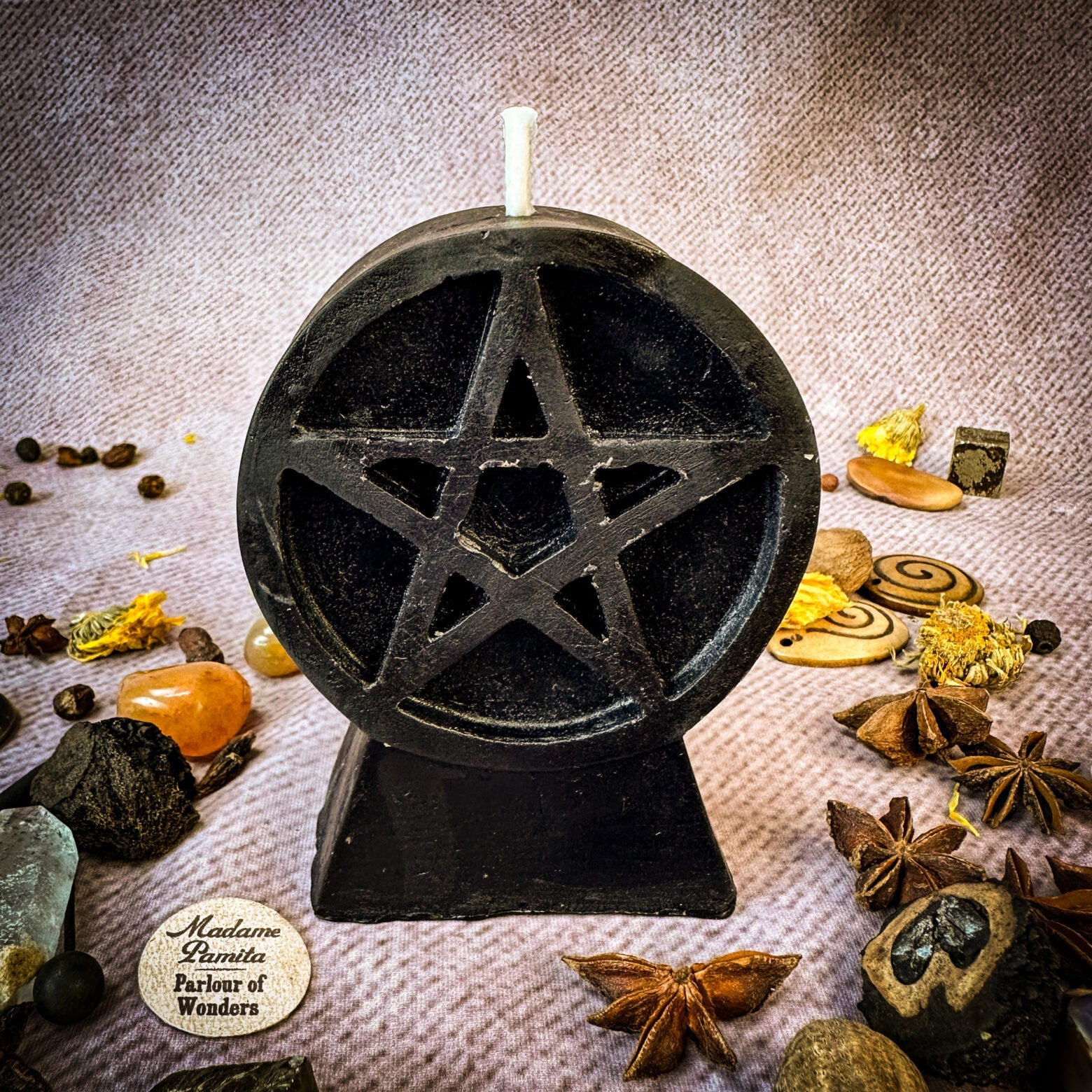 Pentacle of Protection Candle Spell Kit - Five Elements & Spiritual Safety Magic | Candle Spell Kit | Wiccan Center