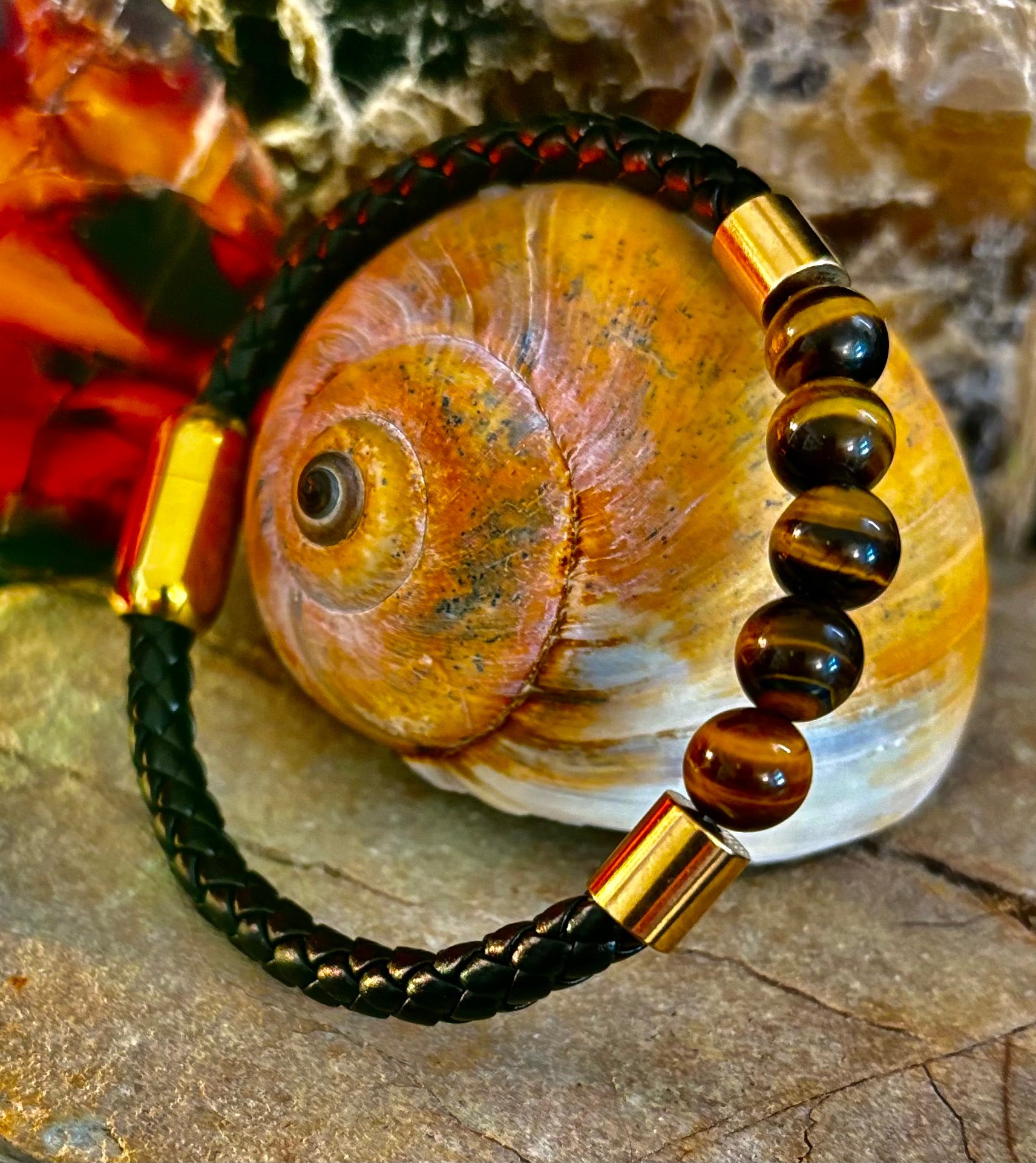 Magnetic Buckle Braided Bracelet – 4 Unique Styles - Small and Medium Wrists | | Wiccan Center