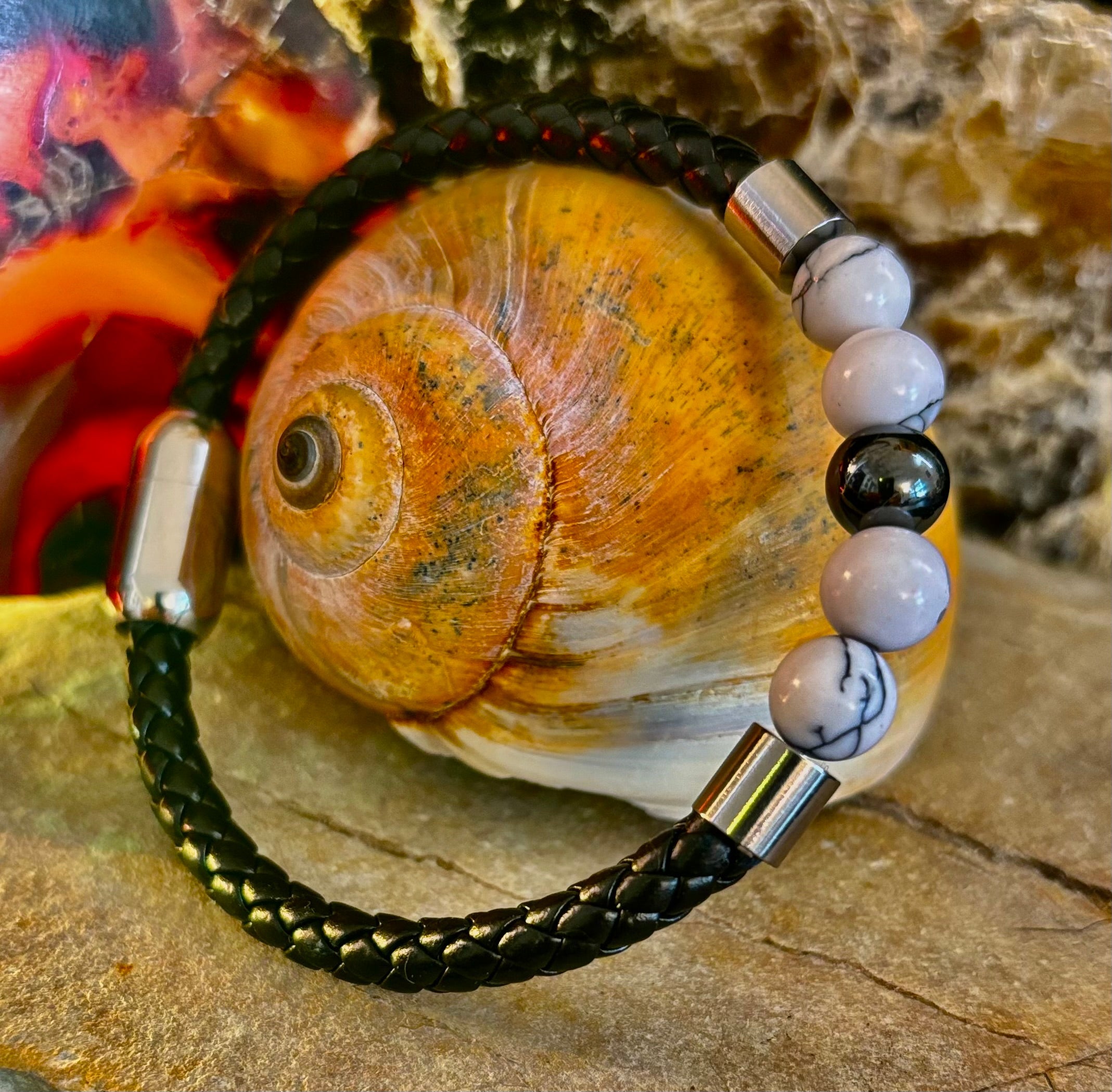 Magnetic Buckle Braided Bracelet – 4 Unique Styles - Small and Medium Wrists | | Wiccan Center