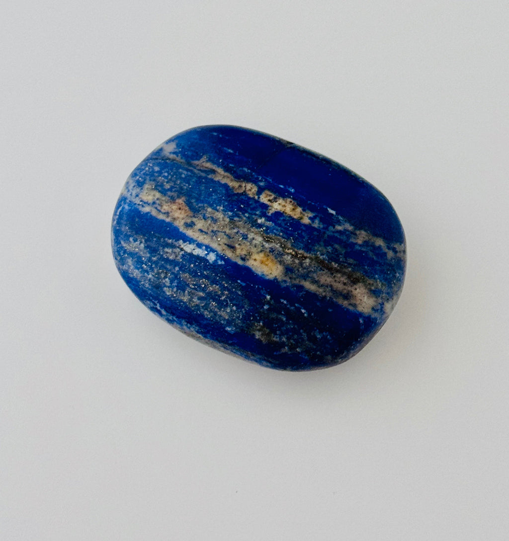 Lapis Lazuli (UV reactive) Palm Stone | | Wiccan Center