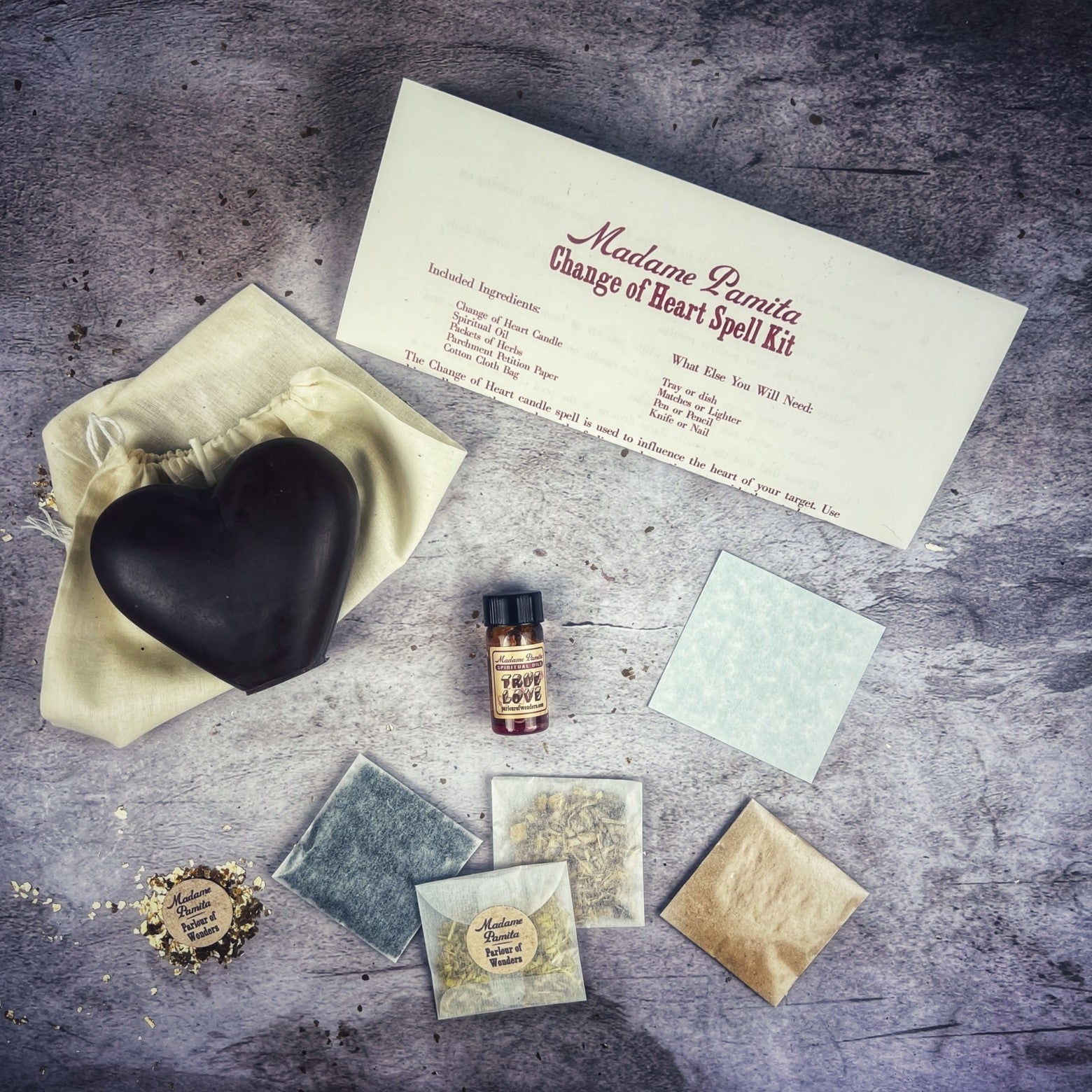 Change of Heart Candle Spell Kit - Love Reconciliation & Emotional Healing | Candle Spell Kit | Wiccan Center