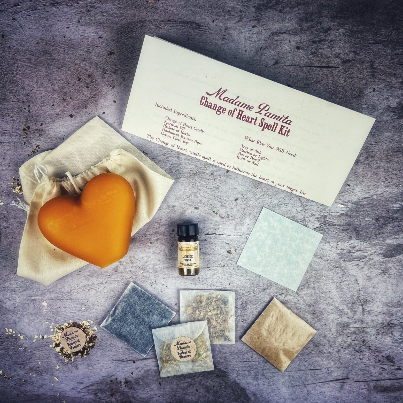 Change of Heart Candle Spell Kit - Love Reconciliation & Emotional Healing | Candle Spell Kit | Wiccan Center