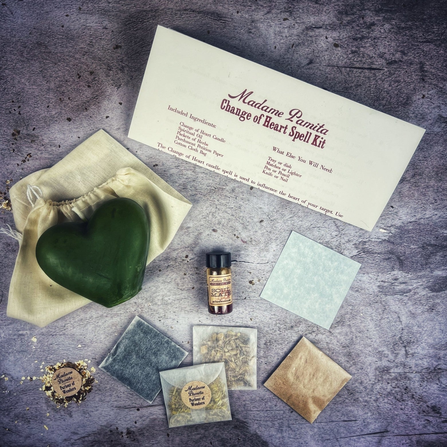 Change of Heart Candle Spell Kit - Love Reconciliation & Emotional Healing | Candle Spell Kit | Wiccan Center