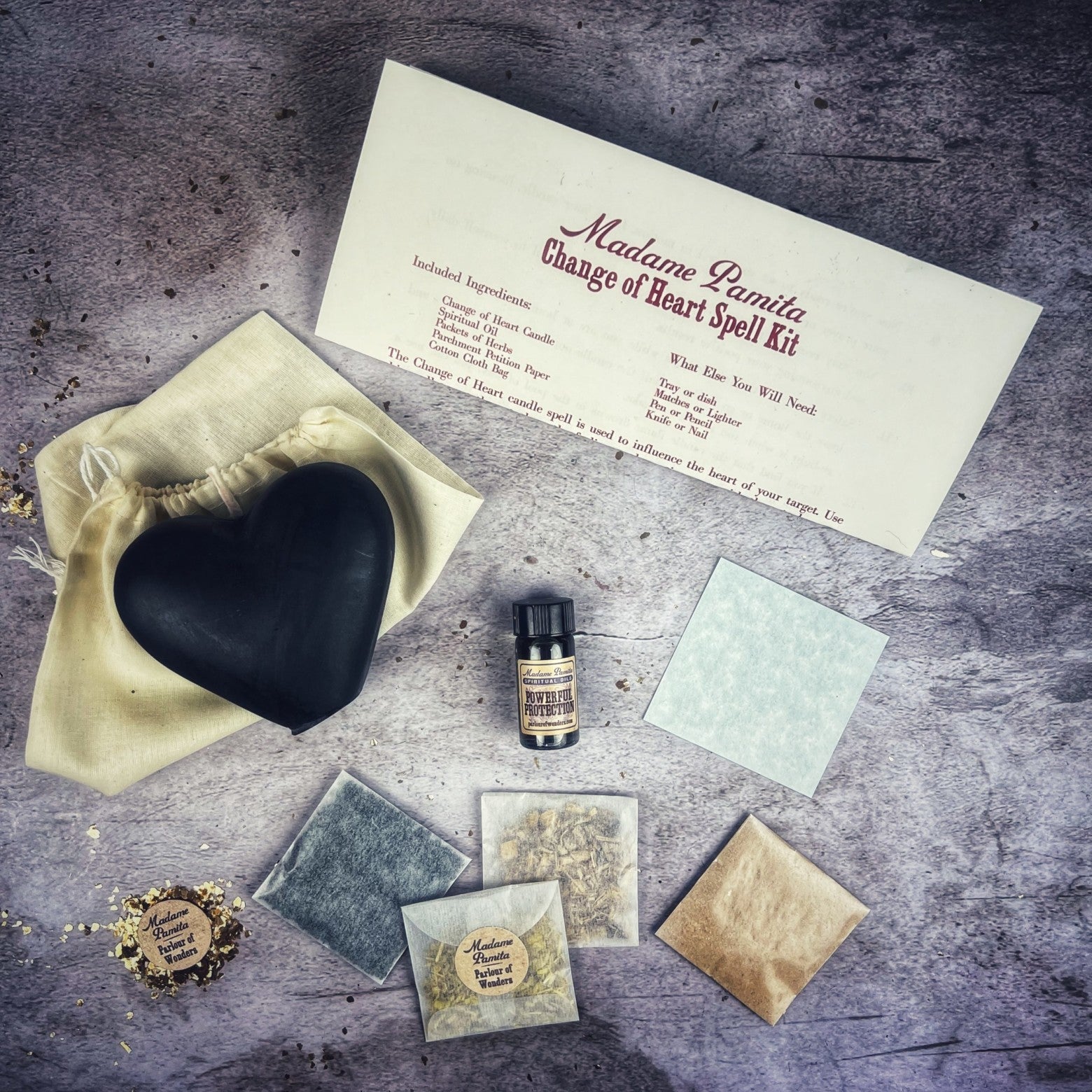 Change of Heart Candle Spell Kit - Love Reconciliation & Emotional Healing | Candle Spell Kit | Wiccan Center
