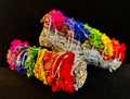 7 Chakra Sinuata Flower White Sage Smudge Bundle | | Wiccan Center