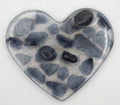 Resin Crystal Chip Heart Tray Flat | | Wiccan Center