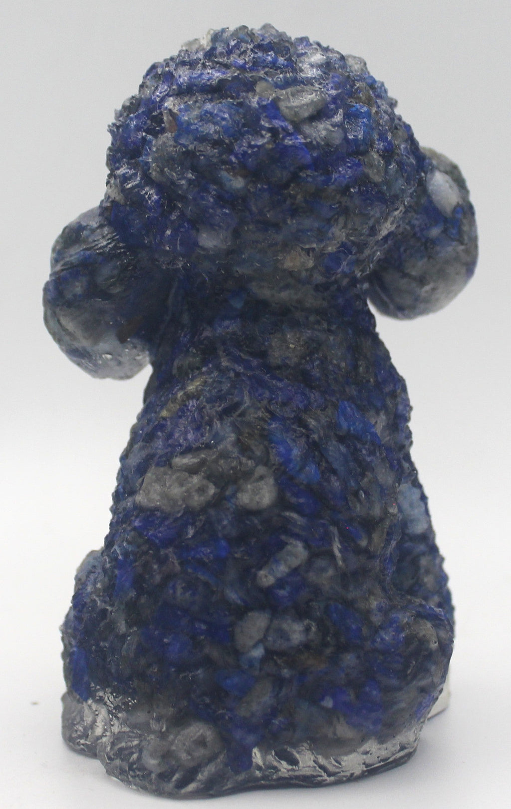 Resin Crystal Chip Poodle Figurine – Turquoise or Lapis Lazuli | | Wiccan Center