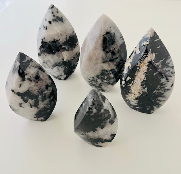 Black Tourmaline in Quartz Flame | | Wiccan Center