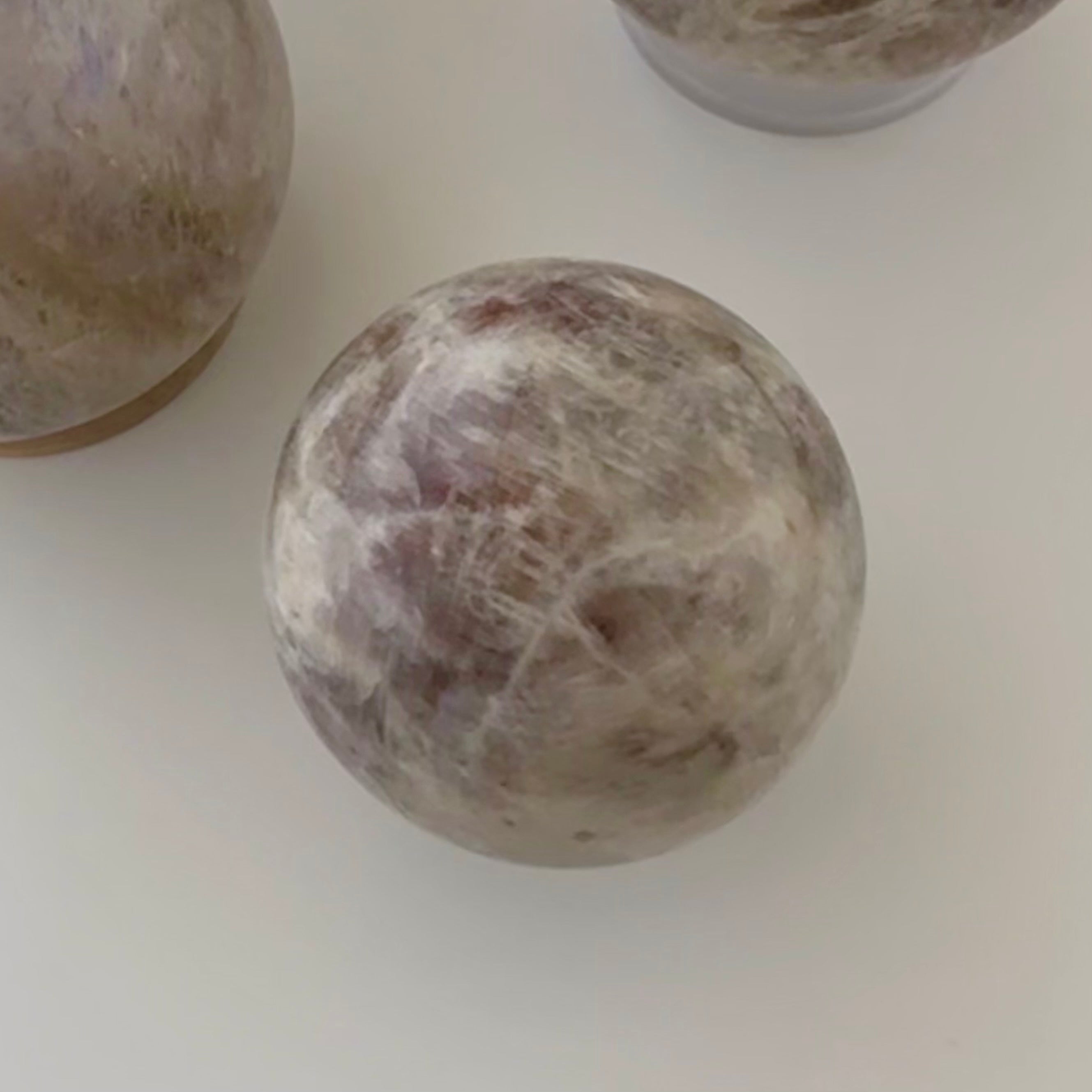 Sunstone in Moonstone Sphere | | Wiccan Center