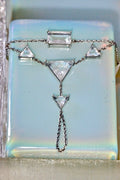 Hand Chain in Striated Crystal (Silver) | Jewelry | Wiccan Center