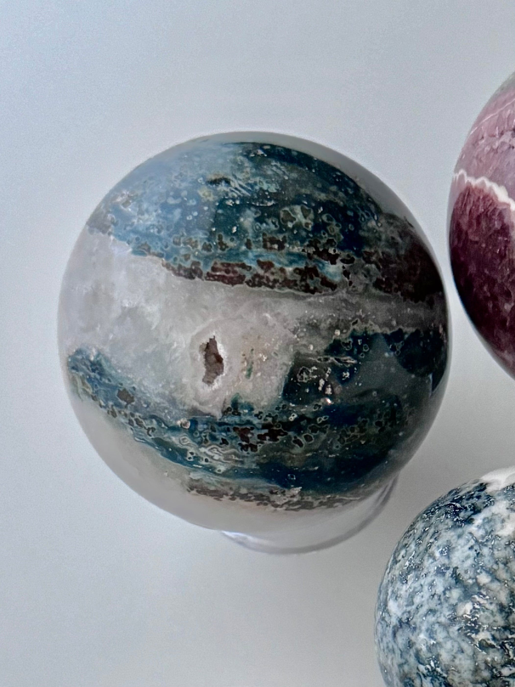 Ocean Jasper Sphere | | Wiccan Center