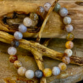 Bamboo Jasper Energy Bead Bracelet – Strength • Grounding • Stability (8mm, Large Wrists) | | Wiccan Center