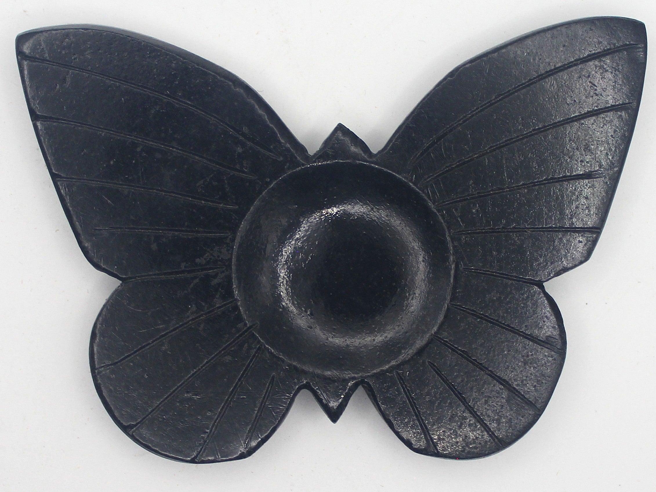 Black Jasper Butterfly Dish | | Wiccan Center