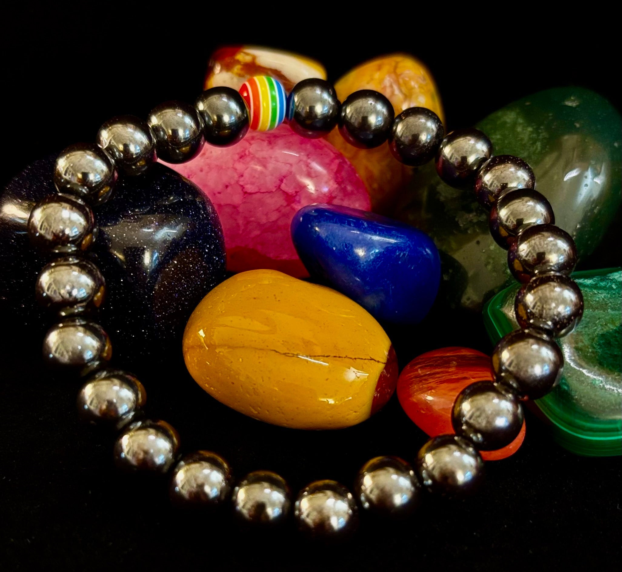 Pride & Power Magnetic Bracelet – Strength • Balance • Unity (Medium Wrists) | | Wiccan Center