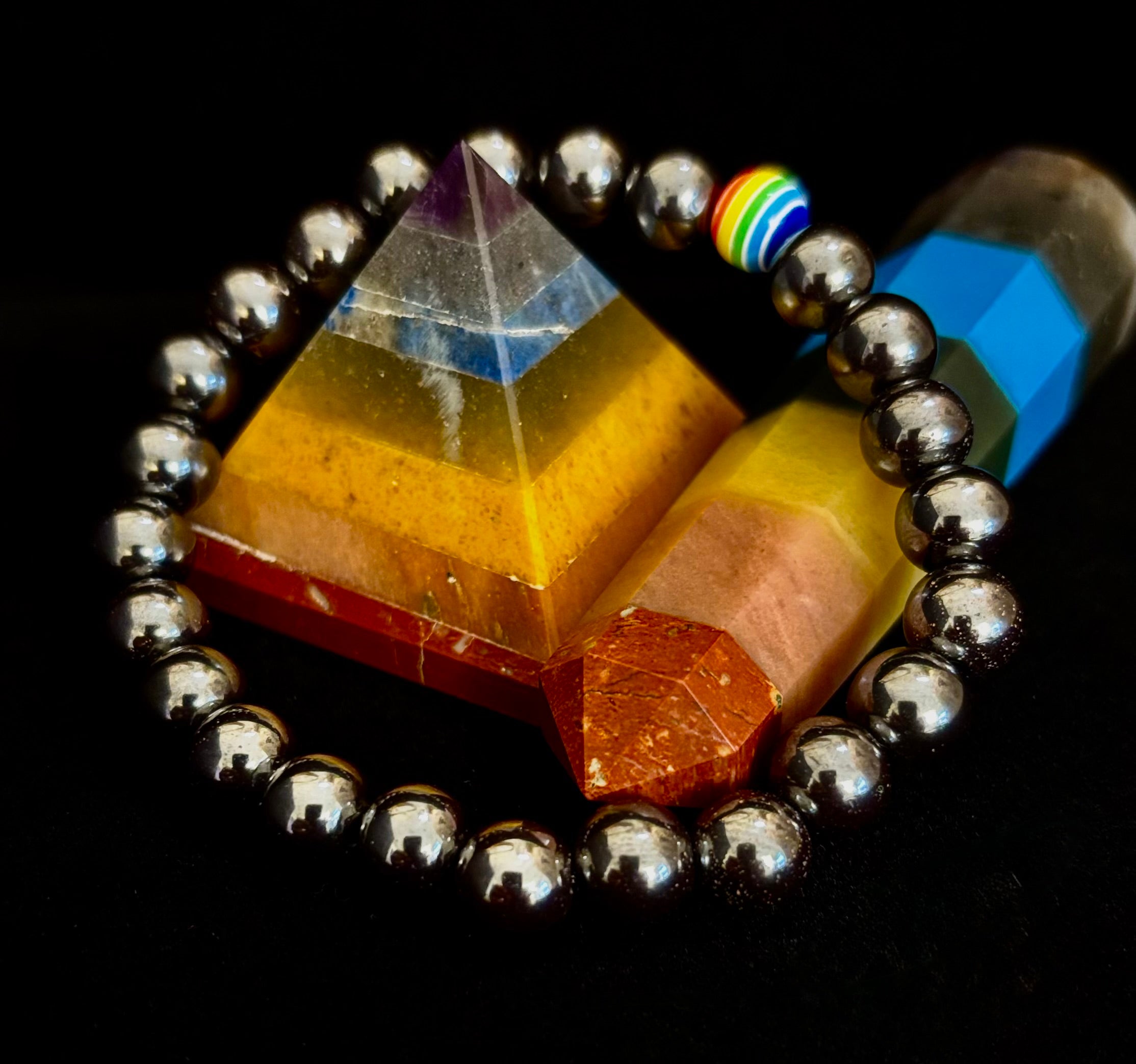 Pride & Power Magnetic Bracelet – Strength • Balance • Unity (Medium Wrists) | | Wiccan Center