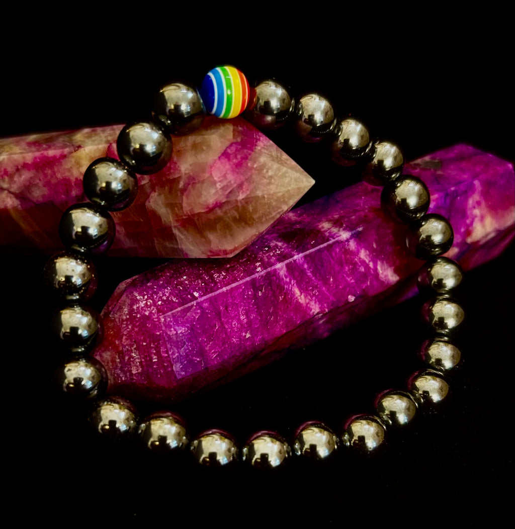Pride & Power Magnetic Bracelet – Strength • Balance • Unity (Medium Wrists) | | Wiccan Center