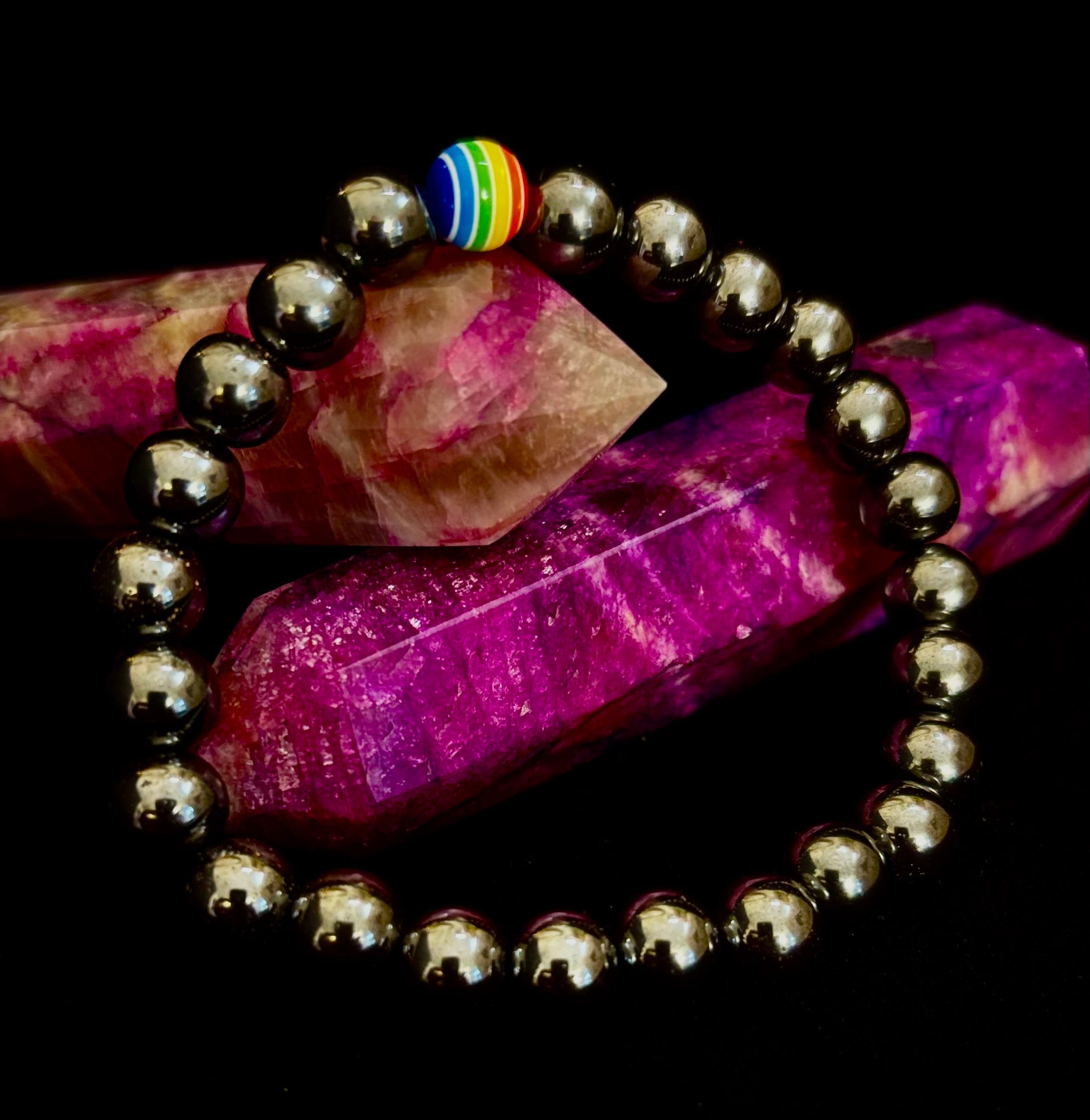 Pride & Power Magnetic Bracelet – Strength • Balance • Unity (Medium Wrists) | | Wiccan Center