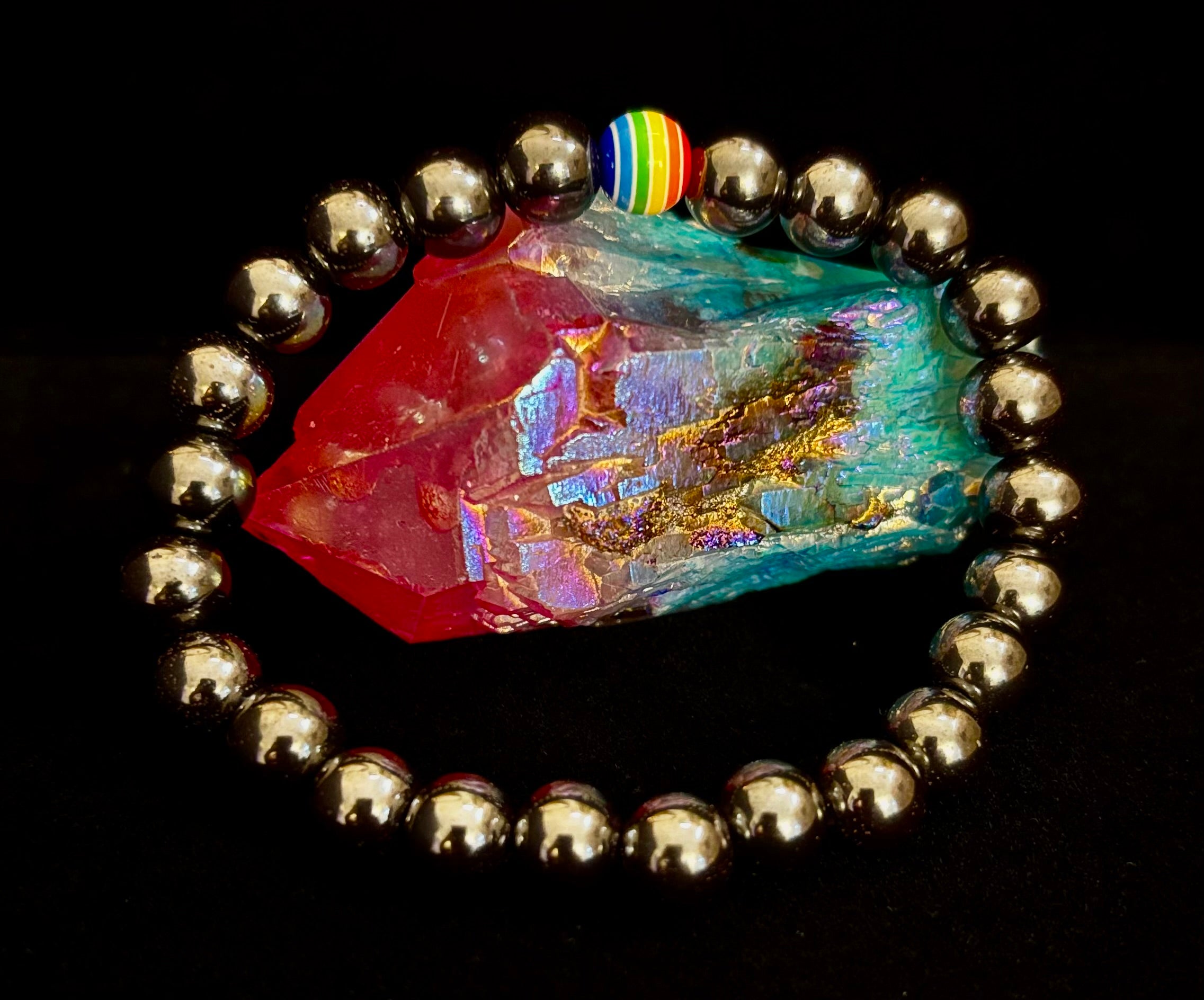 Pride & Power Magnetic Bracelet – Strength • Balance • Unity (Medium Wrists) | | Wiccan Center