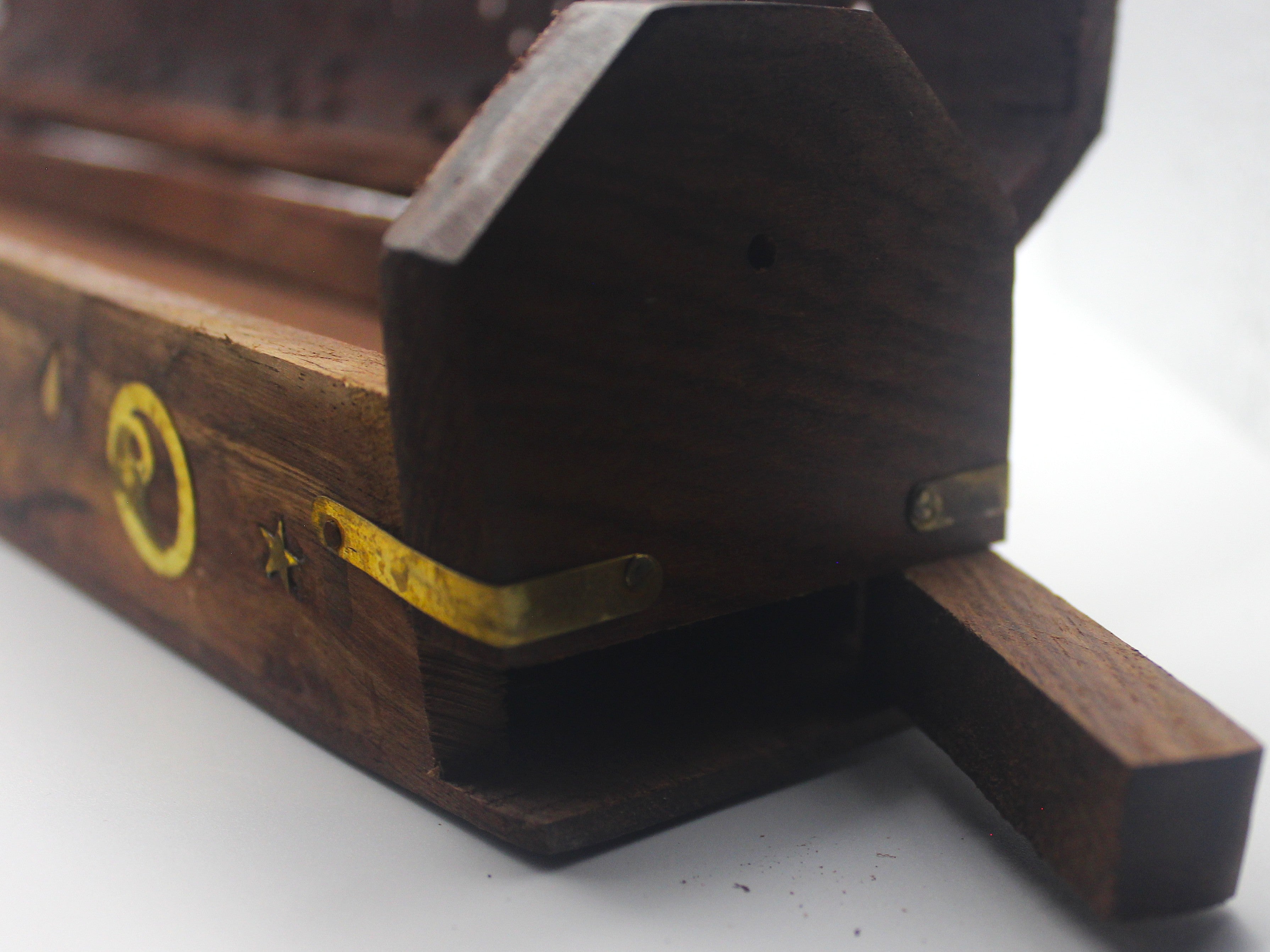 Coffin Incense Burner with Hidden Compartment | | Wiccan Center