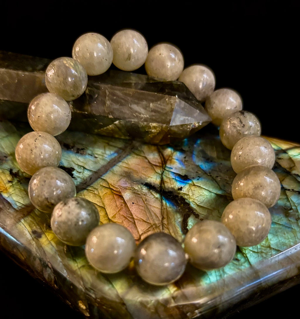 Labradorite Protection & Transformation Bracelet – 8mm, 10mm, 12mm Natural Stones | | Wiccan Center