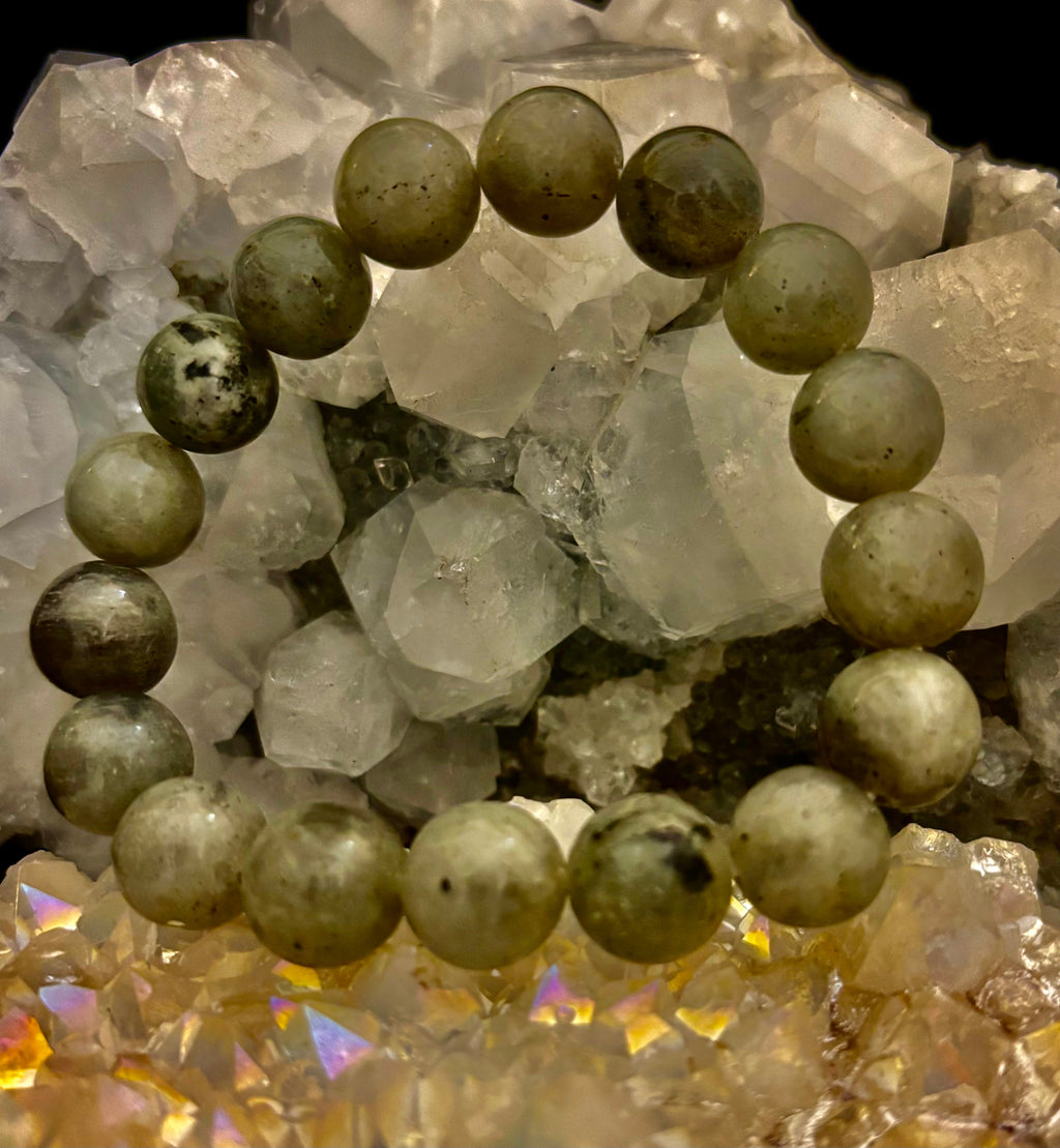 Labradorite Protection & Transformation Bracelet – 8mm, 10mm, 12mm Natural Stones | | Wiccan Center