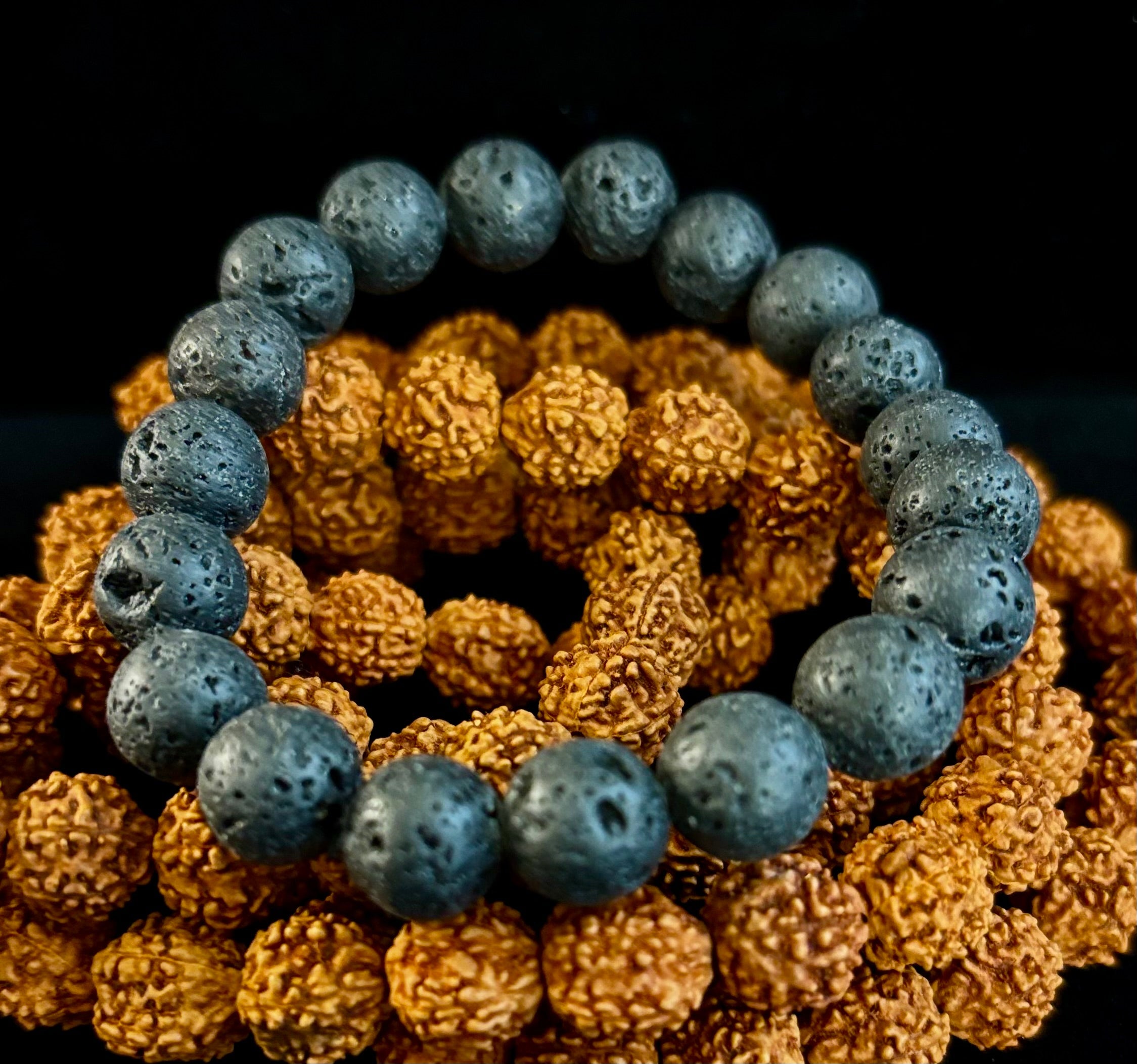 Grounded Energy Lava Rock Bracelet – Strength • Stability • Protection (10mm, Small Wrists) | | Wiccan Center