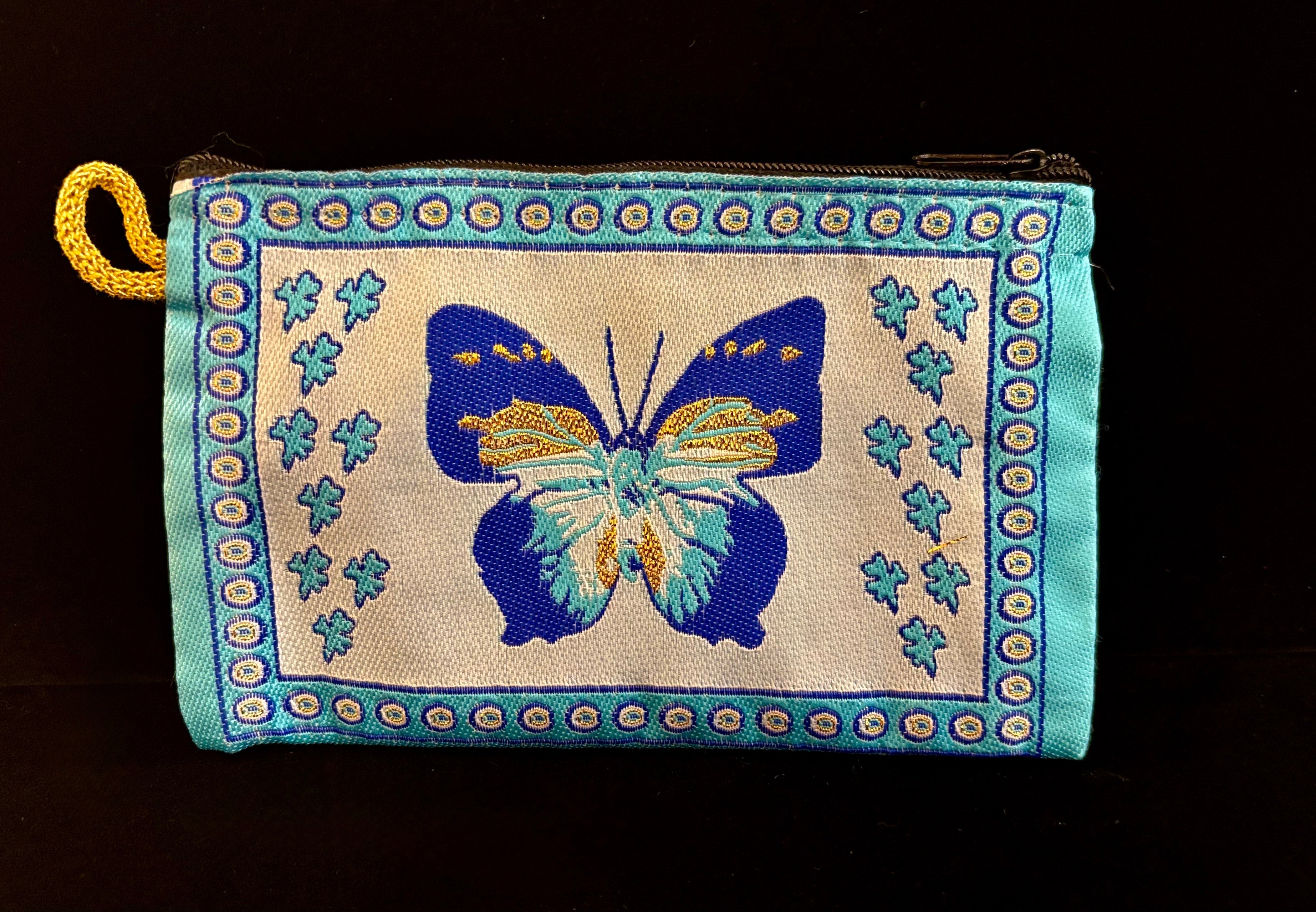 Handmade Turkish Evil Eye Coin Purse | 4x6 Fabric Pouch for Protection & Style | | Wiccan Center