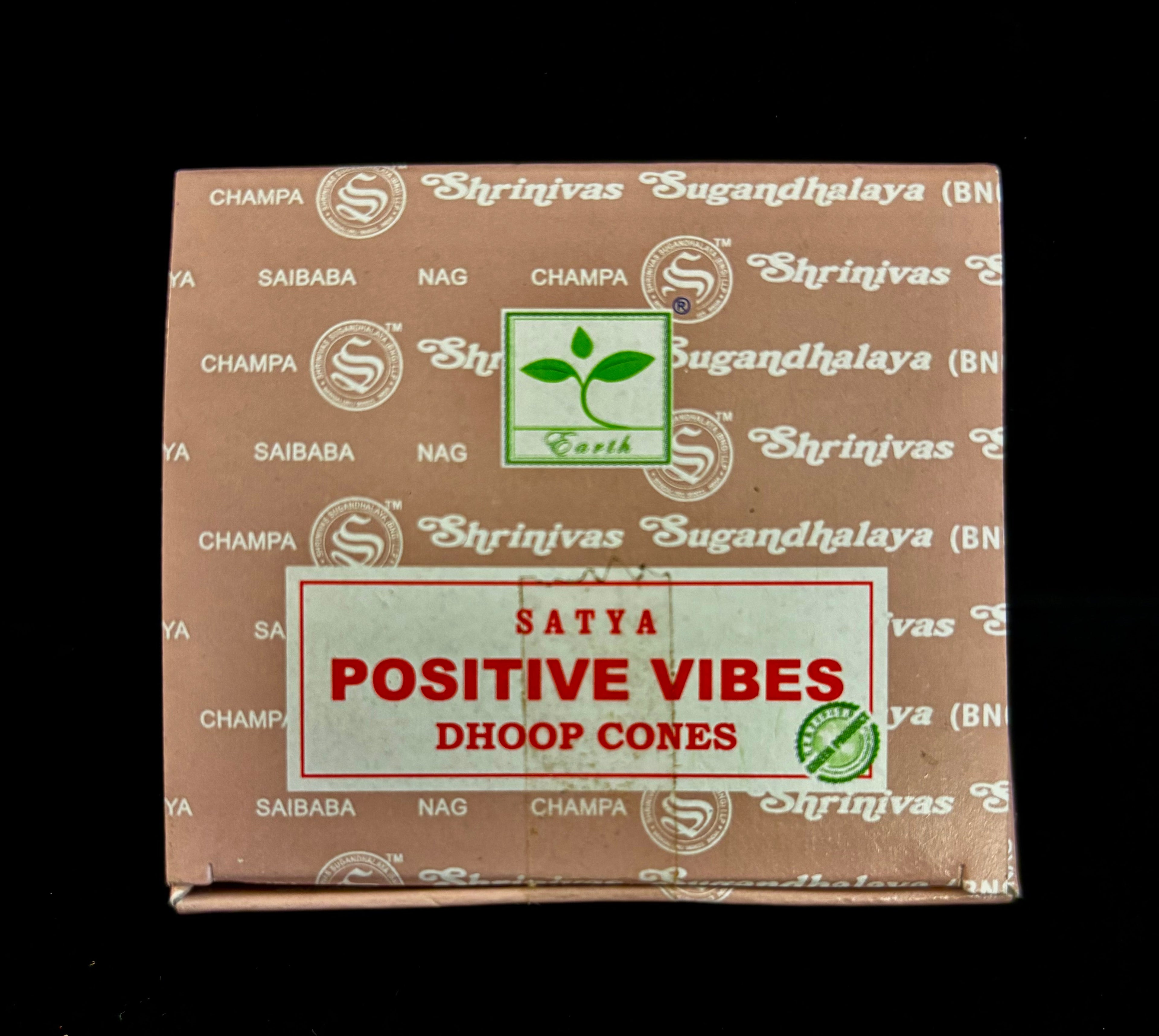 Satya Dhoop Cone Incense | 7 Fragrances from India – Nag Champa, Palo Santo, Sandalwood & More | | Wiccan Center