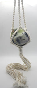 Macramé Crystal Sphere Hanger | | Wiccan Center