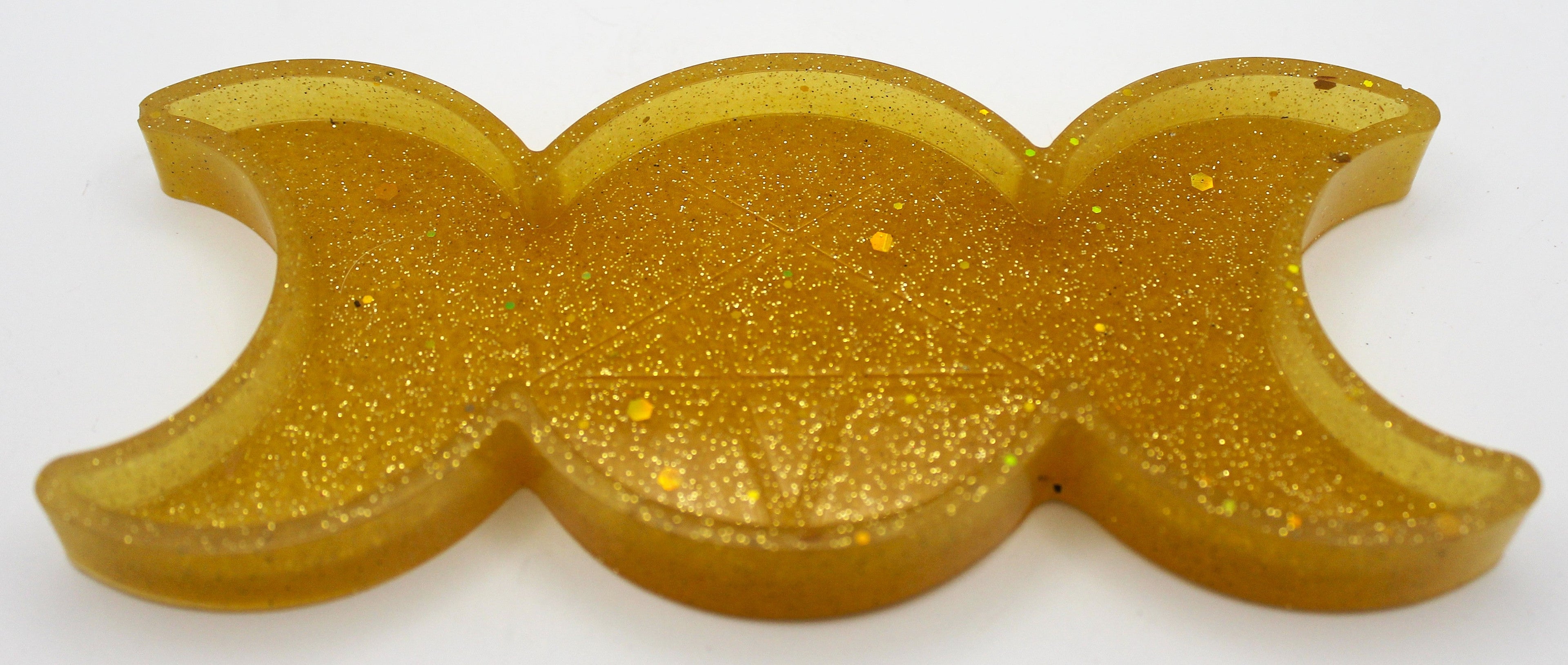 Resin Triple Moon Pentacle Star Trinket Tray | | Wiccan Center