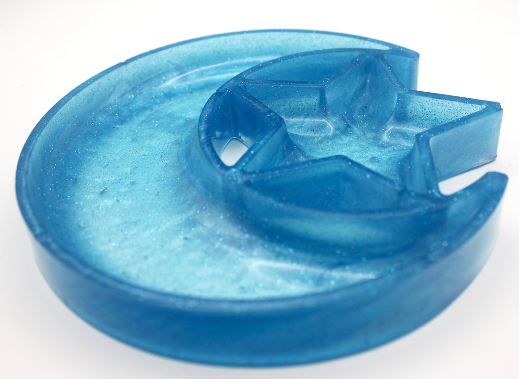 Resin Moon and Star Trinket Tray | | Wiccan Center